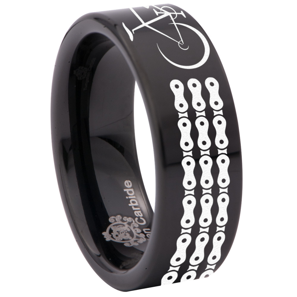Bike Tungsten Carbide Ring