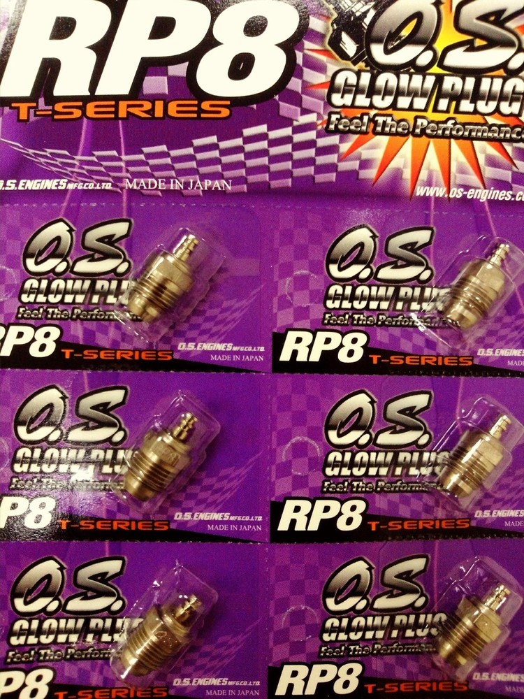 O.S Glow Plug RP8 (6pcs)