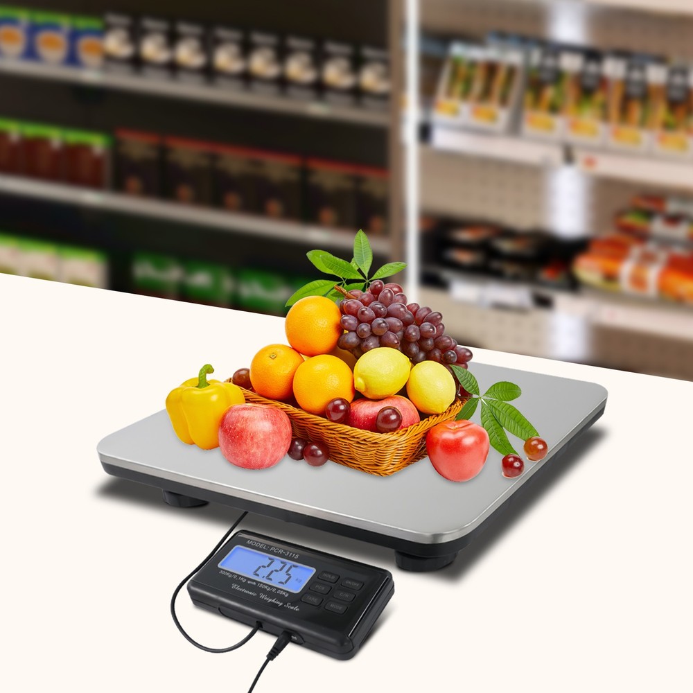 660LBS Digital Industry Shipping Postal Heavy Duty Platform Scale LCD Display