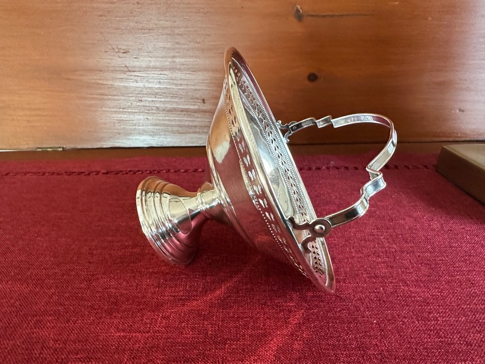 Antique El-Sil-Co Sterling Silver 2701 Cemented Base Compote