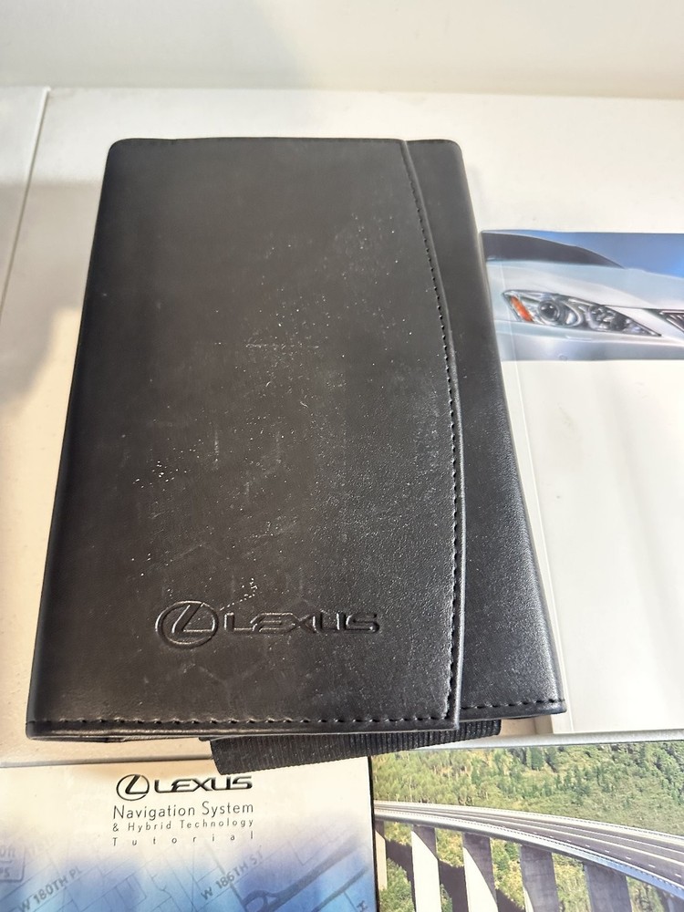 2009 Lexus IS 350 IS 250 Owner's Manual Set