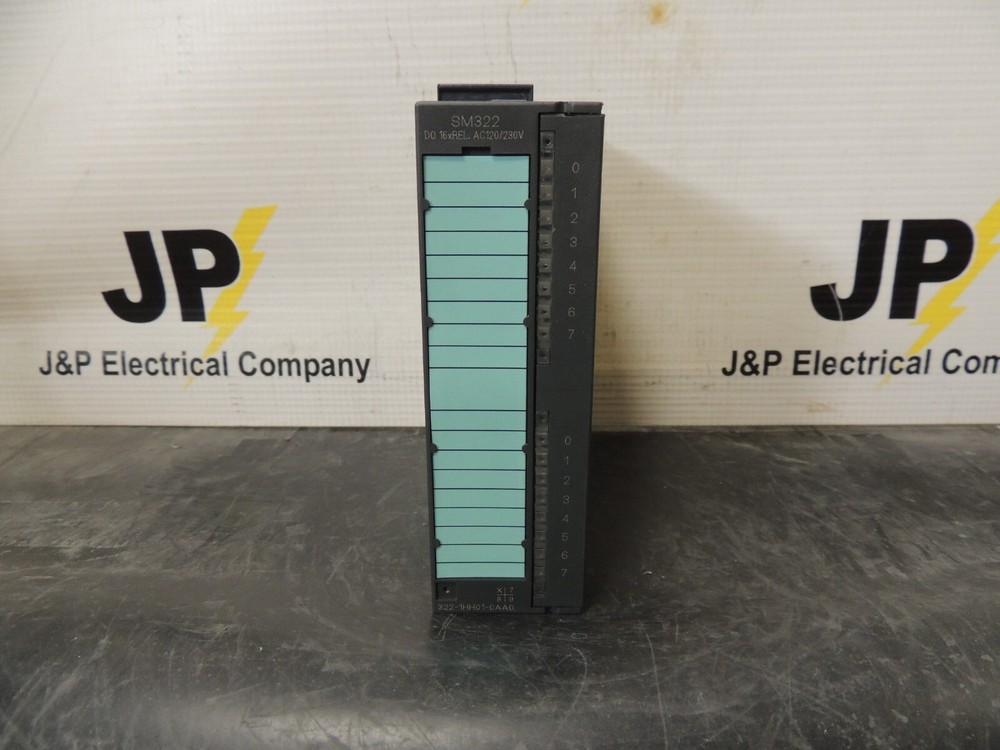 * SIEMENS SIMATIC S7-300 6ES7 322-1HH01-0AA0 RELAY OUTPUT MODULE