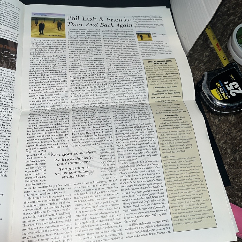 Grateful Dead Almanac Volume 9 Number 2 from Spring 2002