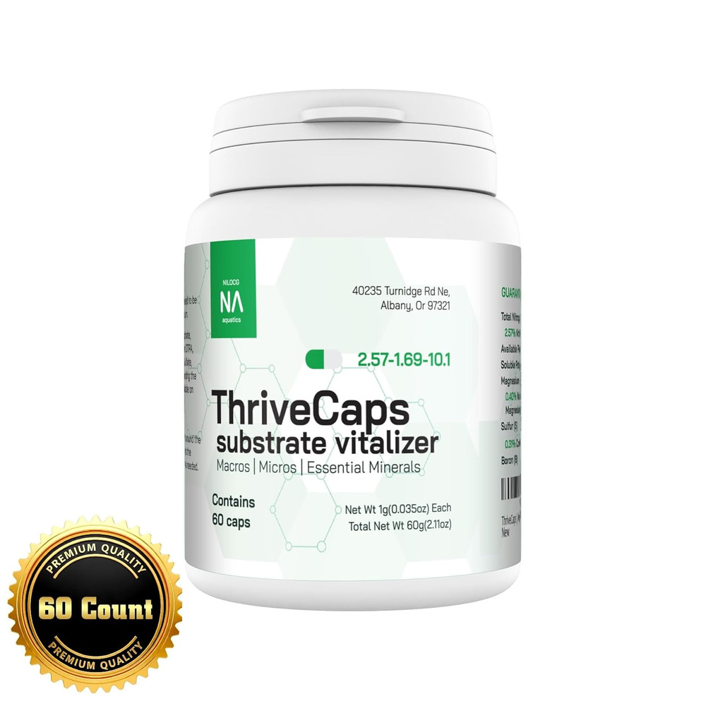 Thrivecaps | Aquarium Root Fertilizer Tabs Caps 60 Count