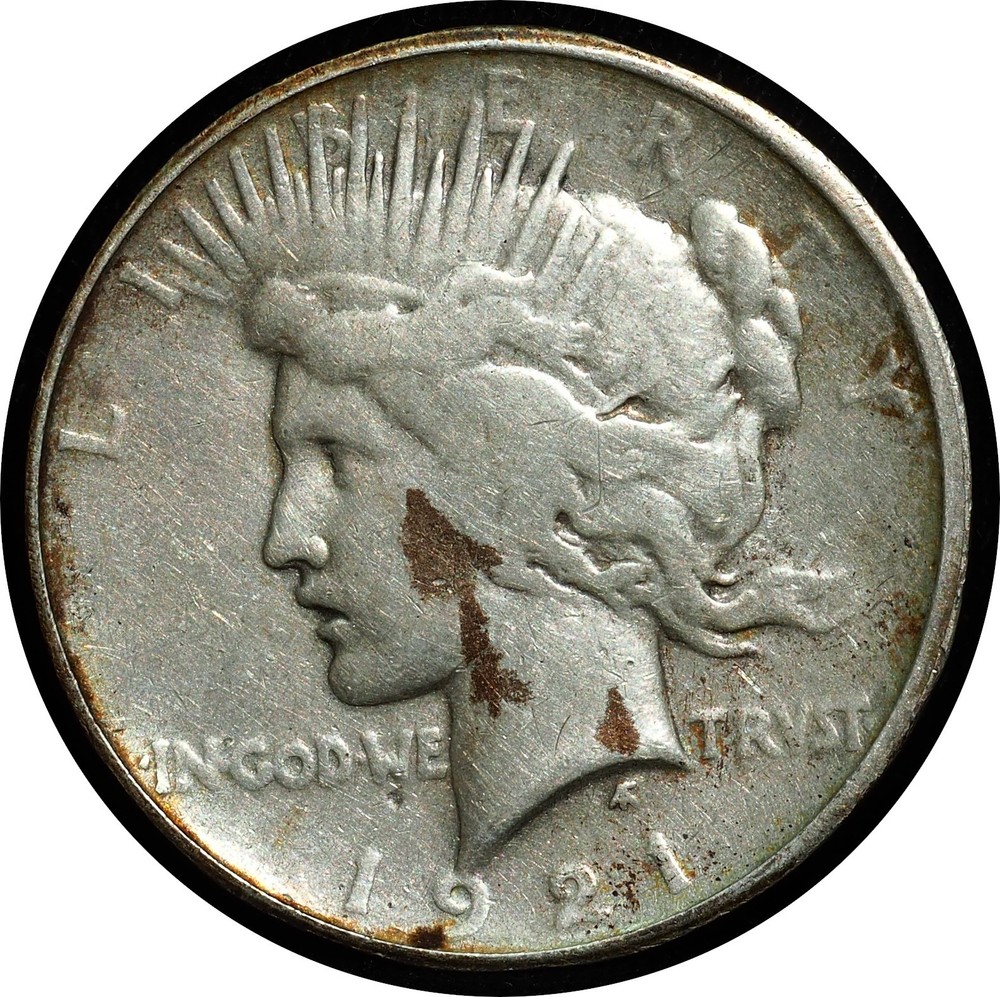 1921 Peace Dollar High Reflief Fine