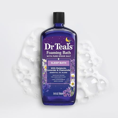 Dr Teal's Foaming Bath with Epsom Salt Lavender & Chamomile 34 fl oz 2 Pack
