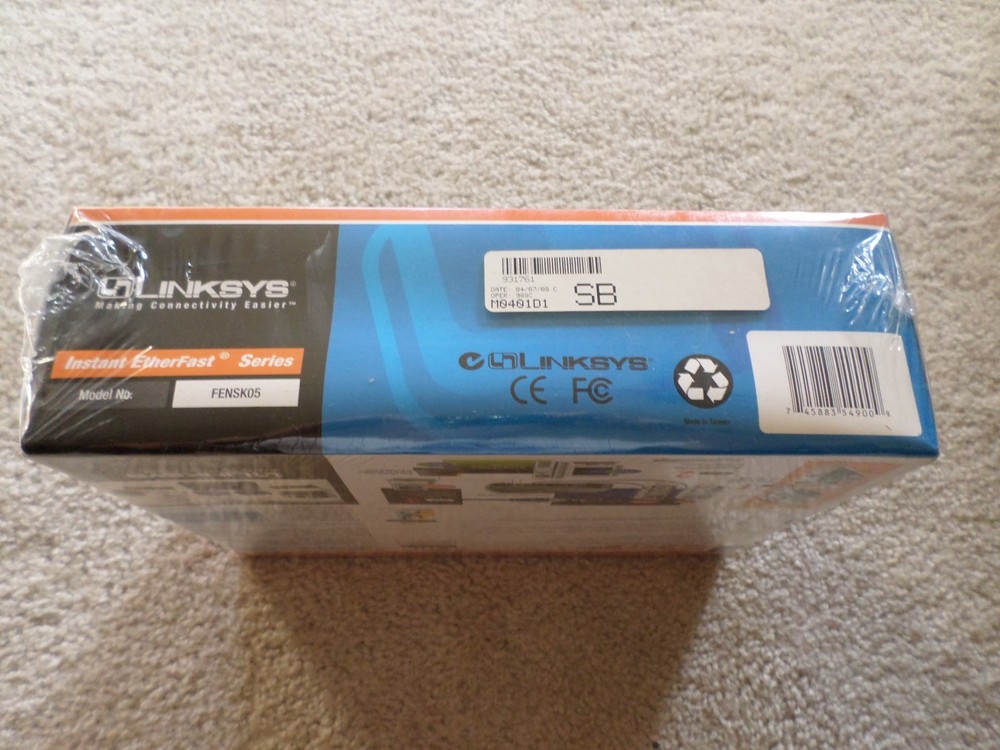 Linksys EtherFast Network Starter Kit - hub - 5 ports - Brand New