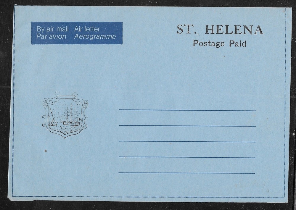 St Helena  aerogramme MNH
