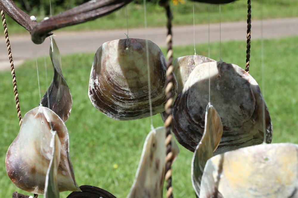 WINDCHIME,Large Seashell Windchime,beach decor,seashells,Beach Decor, gift G-37