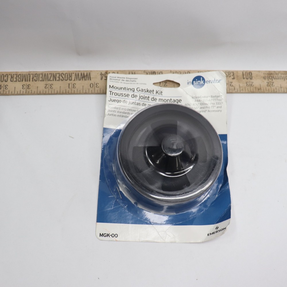 (2-Pk) InSinkErator Mounting Gasket Kit Black MGK-OO
