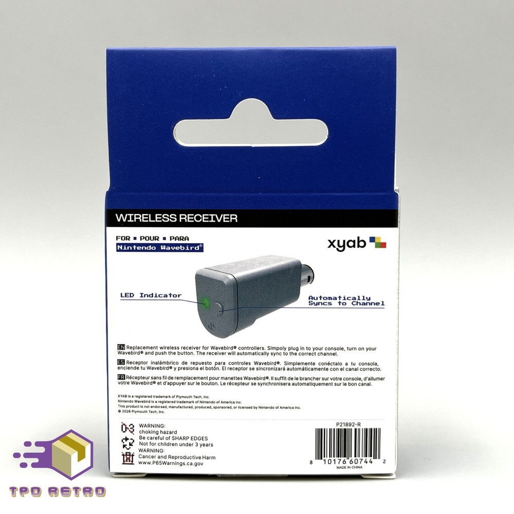 Wireless Receiver for Nintendo GameCube WaveBird Controller Dongle - NEW