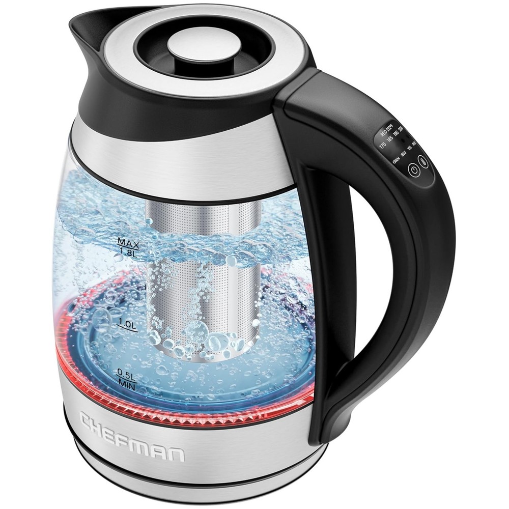 Cordless Electric Kettle, Variable Heat Settings