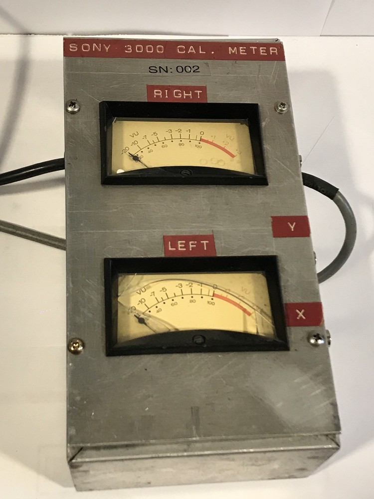 Sony 3000 CDS-300 CDP-3000 Calibration Meter