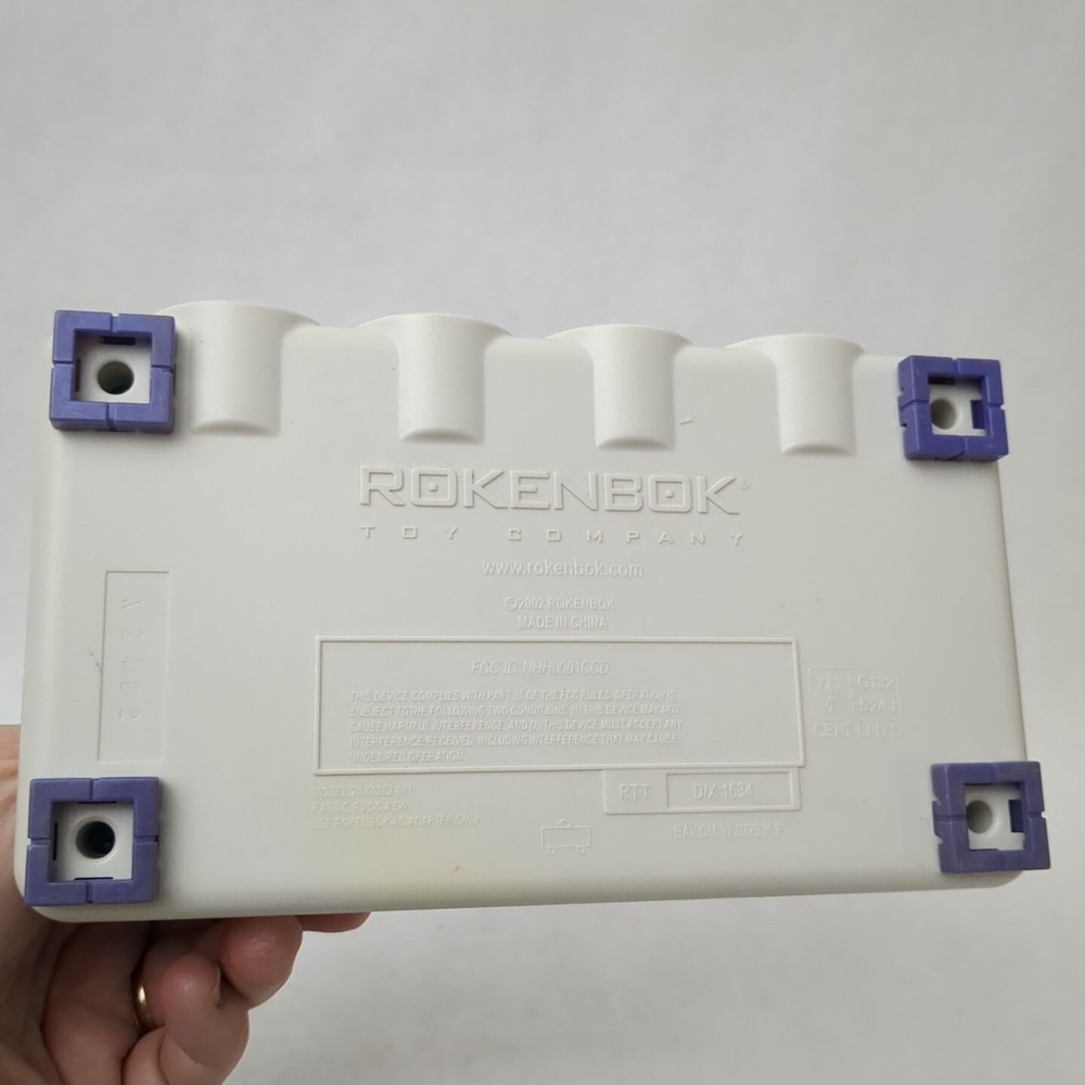 Untested Rokenbok System Command Center Deck W/ 2 Remote Controllers & Adapter