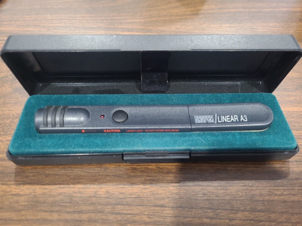 DRAPER LINEAR A3 LASER DIODE POINTER - RED - TESTED WORKS