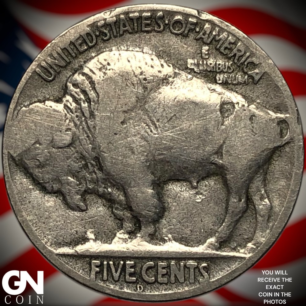 1918 D Buffalo Nickel Y9645