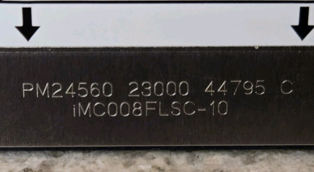 CENTENNIAL TECHNOLOGIES PM24560 PCMCIA FLASH 8 MBYTE MEMORY CARD TESTED