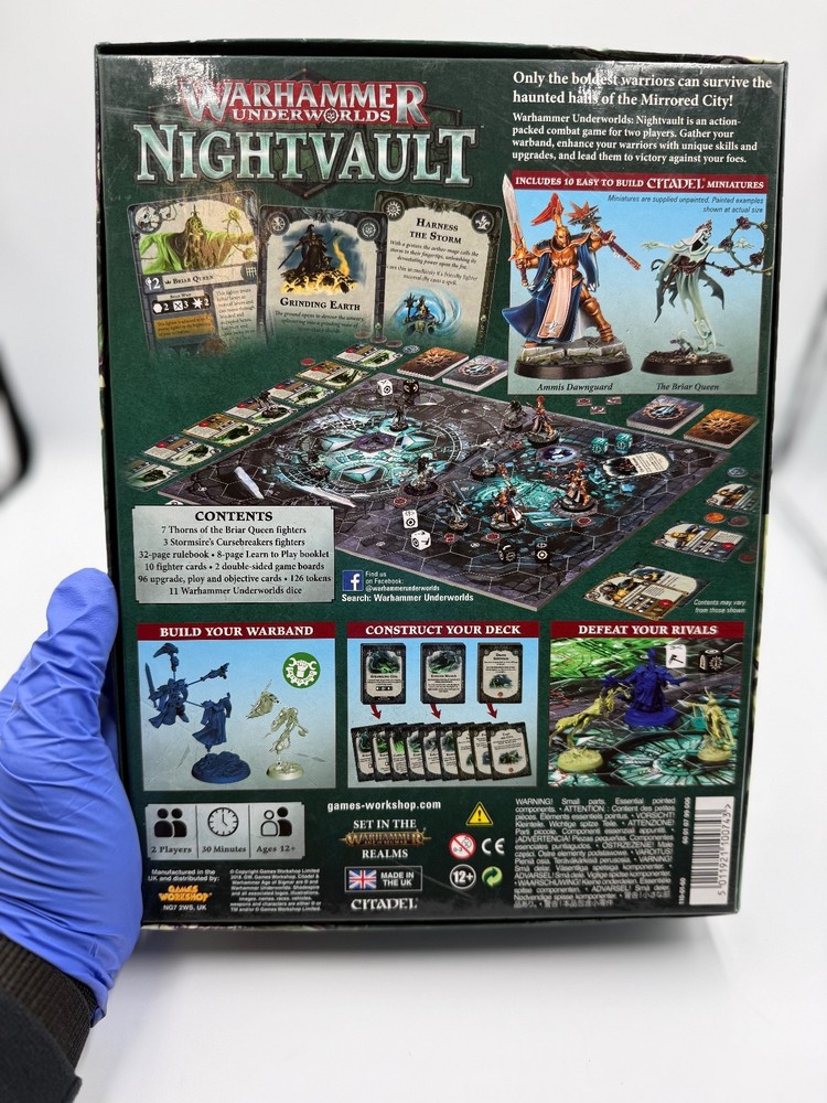 Warhammer Underworlds Nightvault Core Set Incomplete Read Description