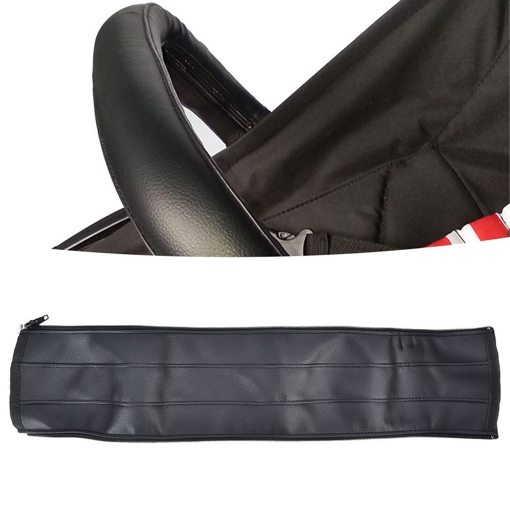 Baby Stroller Handle Cover Multipurpose Soft PU Stroller Armrest Protector