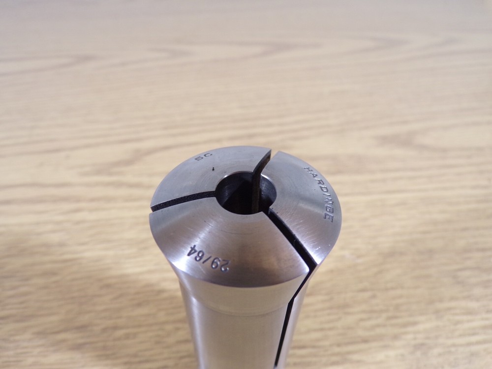 Hardinge 5C Round Smooth Collet, 29/64", Internal Thread