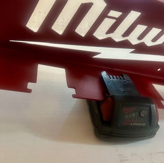 Milwaukee M18 M12 Battery Holder