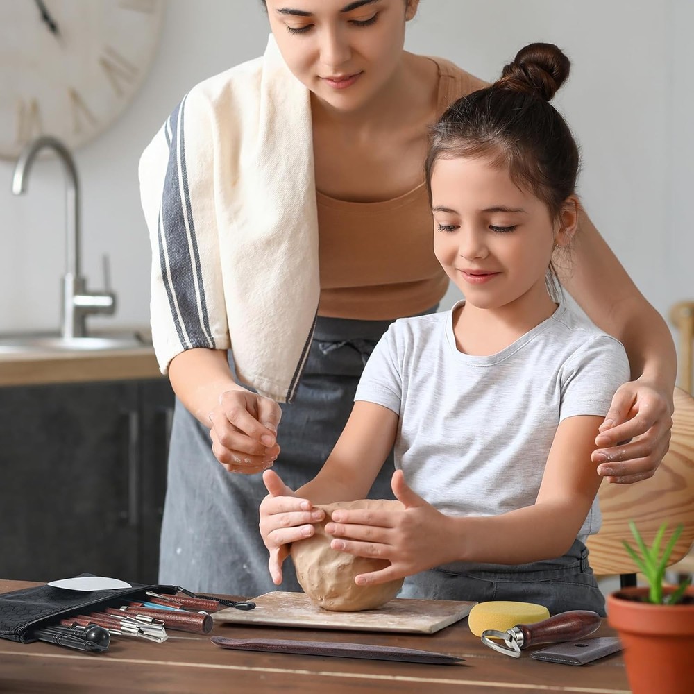 23PCS Clay Sculpting Pottery Ceramic Modeling Tool Kit