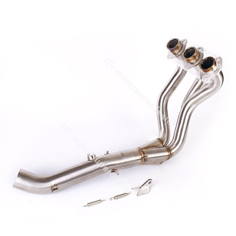 For Yamaha MT-09 Tracer 900 Full System Exhaust Tips Carbon Front Header Pipe/
