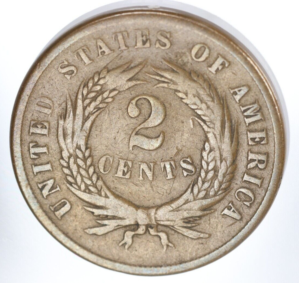 1866 Two Cent Piece 2c