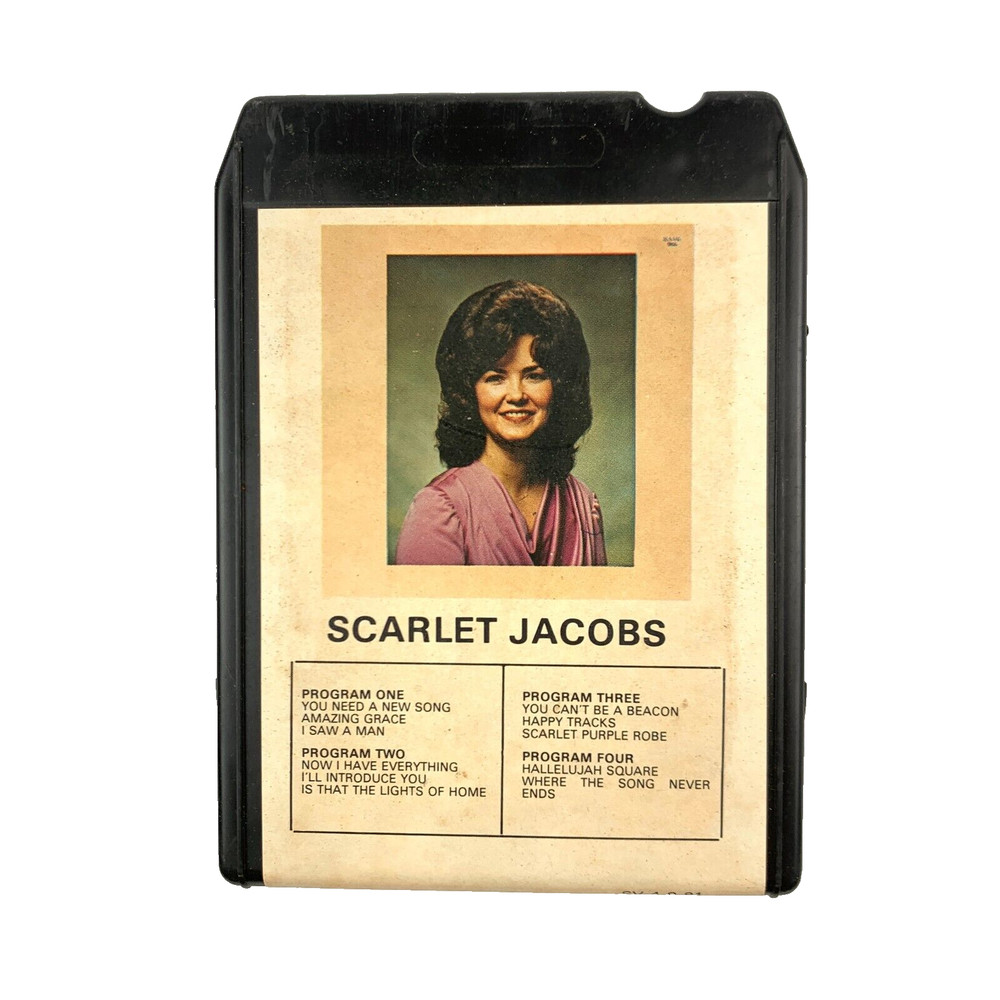 Scarlet Jacobs 8-Track Tape SV-4-8-81 Untested