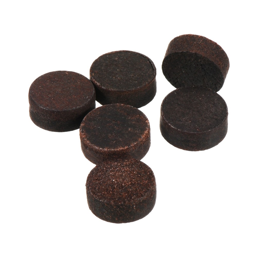11mm Billiard Stick Tips, 12pcs Snooker Tip Stick Tips, Brown