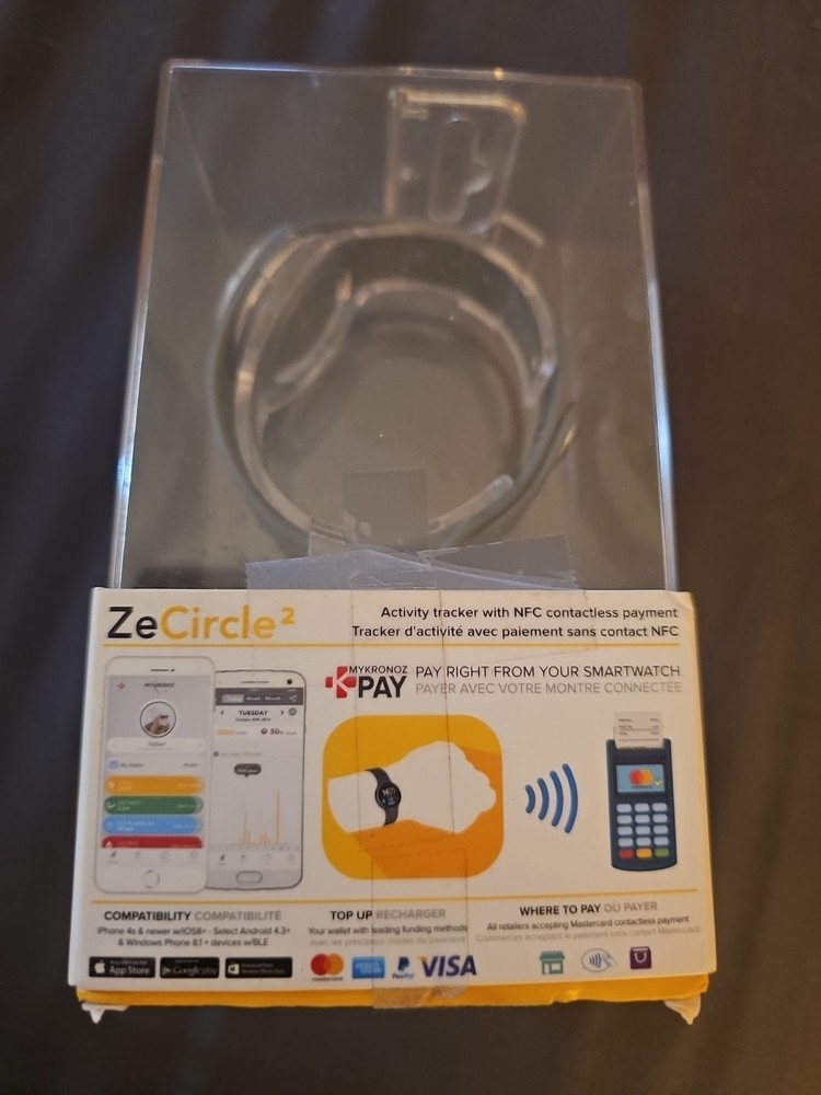 MyKronoz ZeCircle Activity Tracker W/NFC Contactless Payment