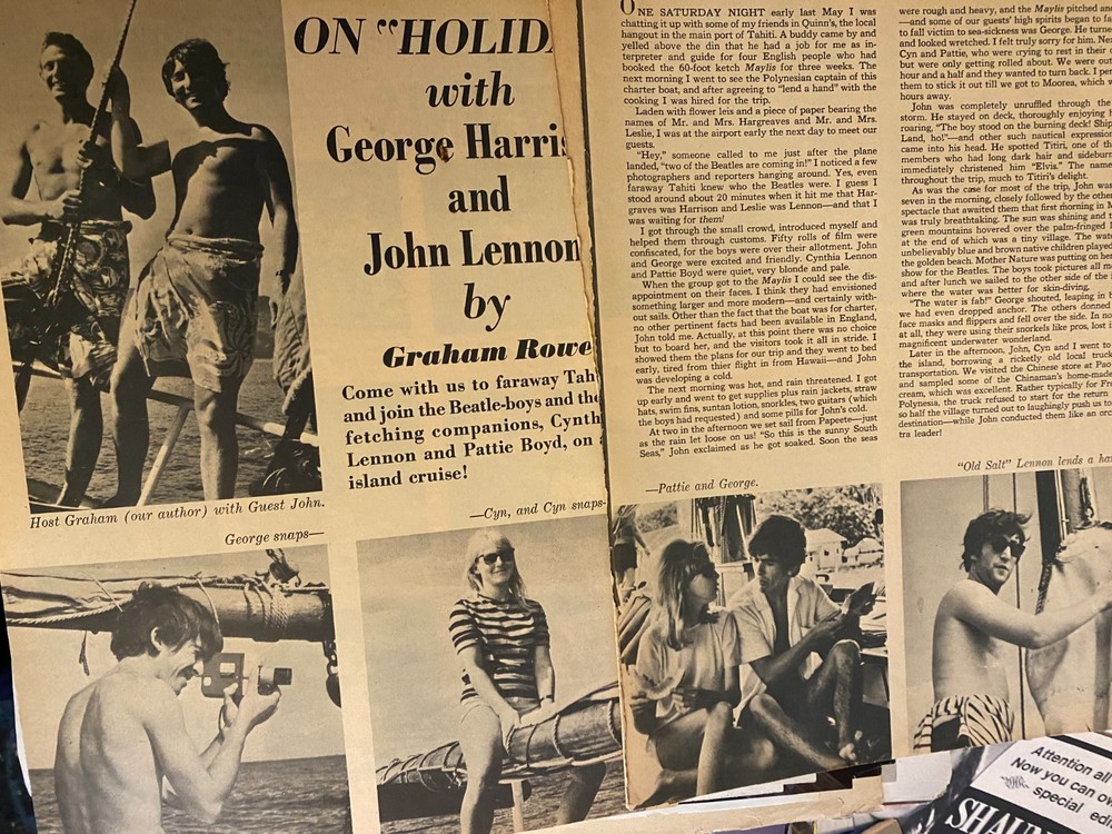 The Beatles, Three Page Vintage Clipping