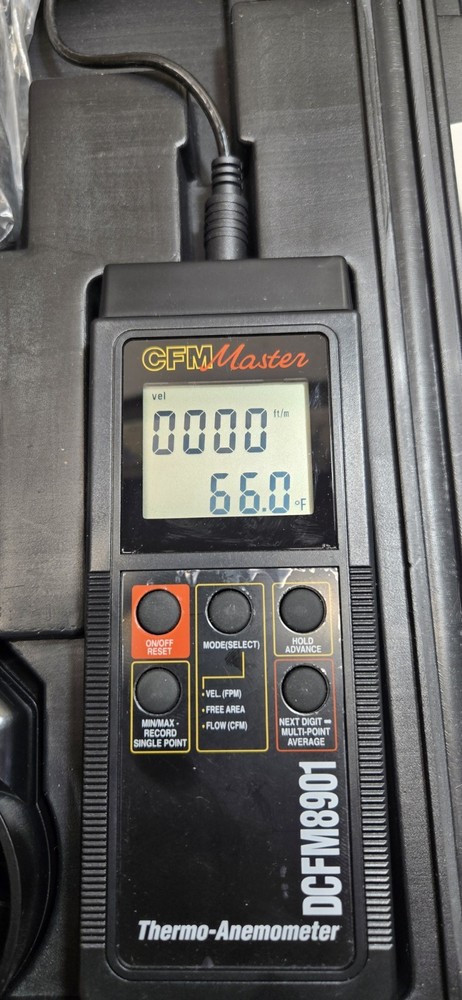 Mannix CFM Master Thermo-Anemometer DCFM8901