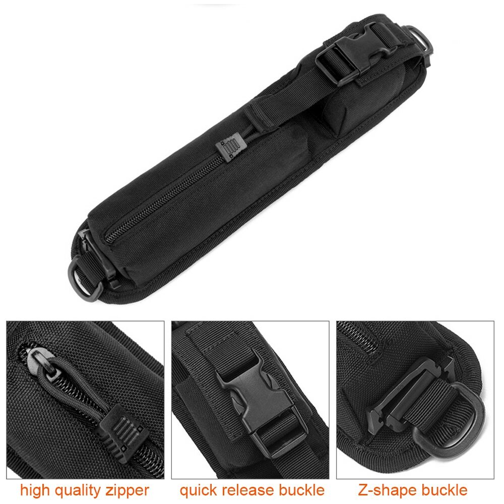 Tactical Molle Pouch Backpack Shoulder Strap Bag EDC Tool Pack Flashlight Pouch
