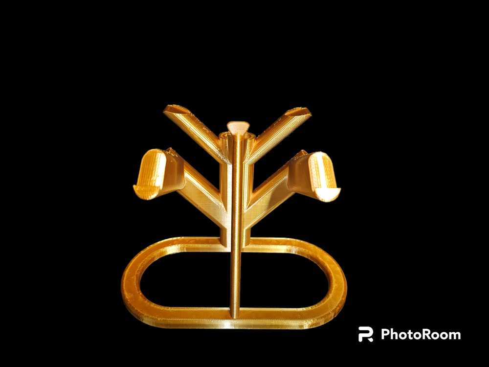 VR Stand Controllers Holder for Meta/Oculus Quest , Quest 2, and Rift S (Gold)
