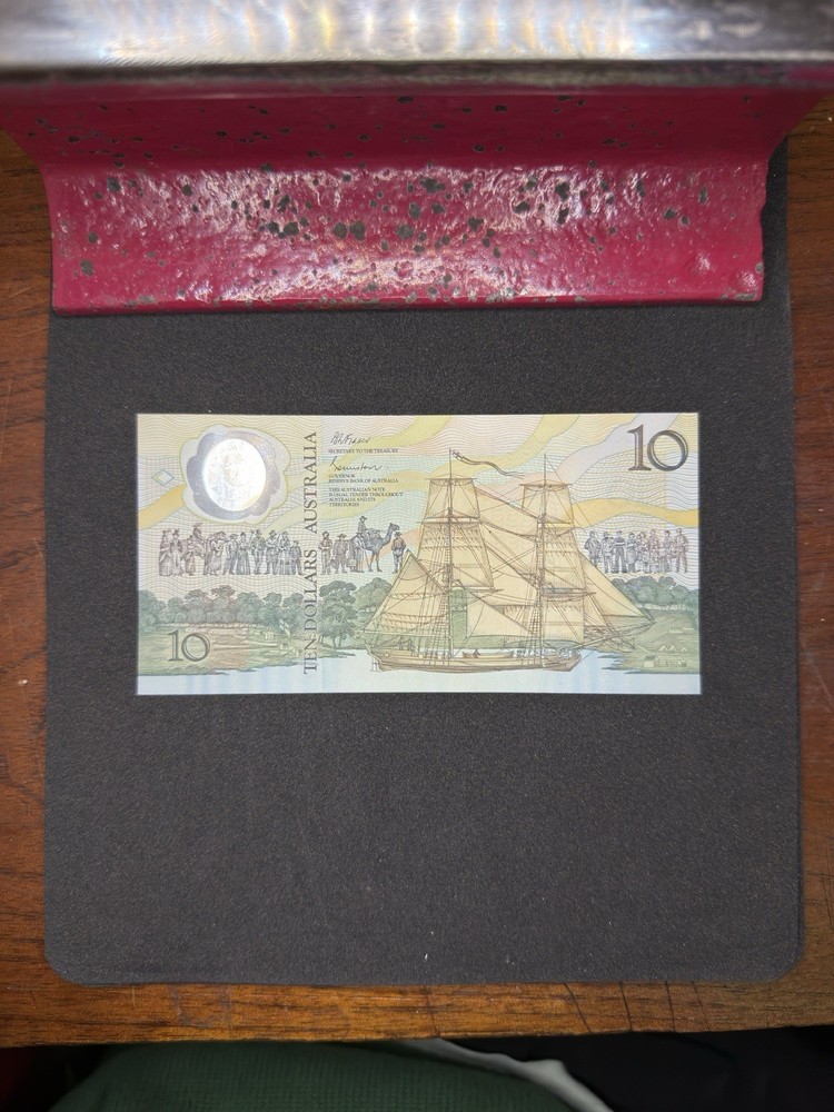 1988 $10 Bicentennial Polymer Note X2