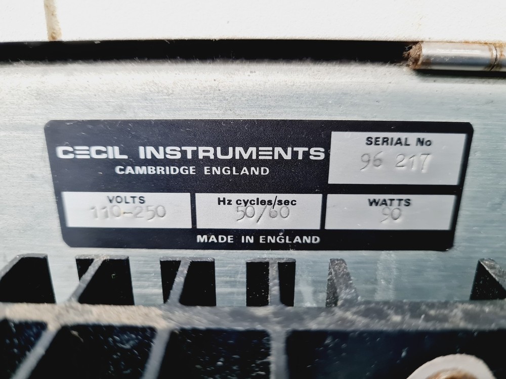 CECIL CE 2030 Spectrometer Lab