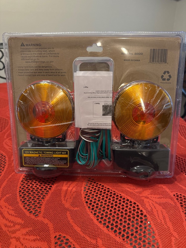 12 Volt Magnetic Trailer Light set