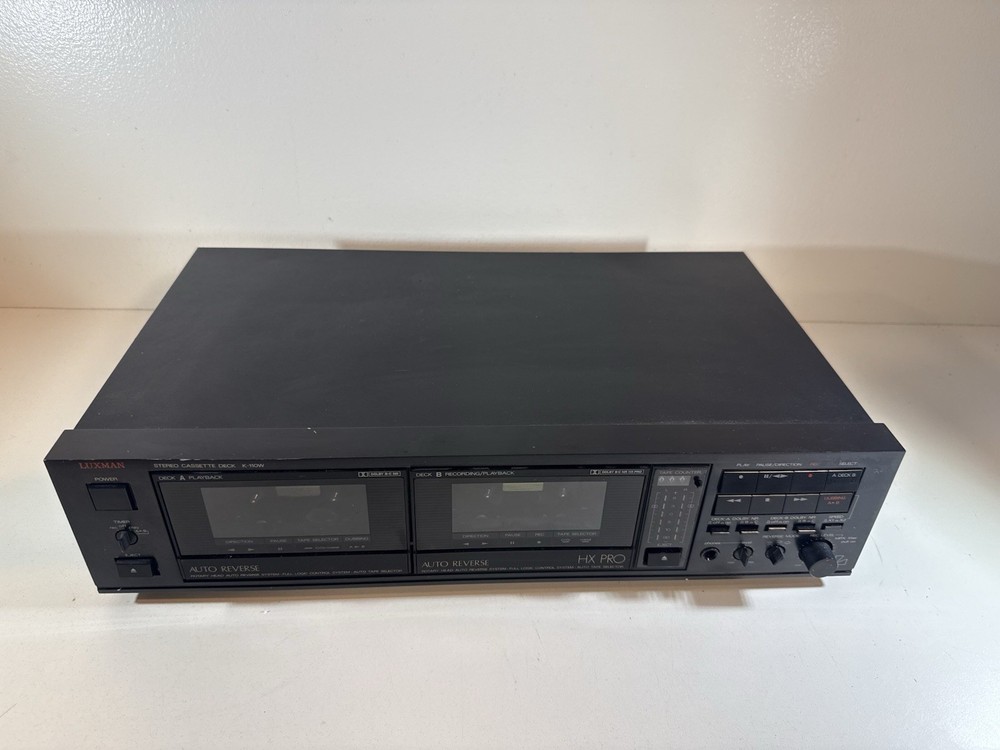 Luxman K-110W Stereo Cassette Deck - Auto Reverse - HX Pro - Tested