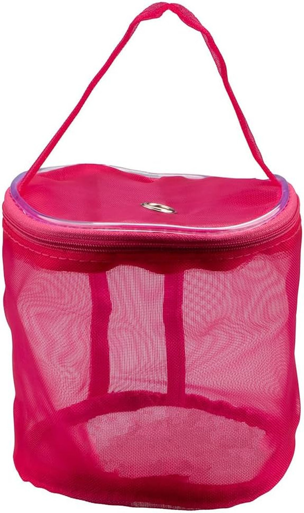 Mesh Yarn Holder with Carrying Handle – Collapsible Container to Store and Tr...