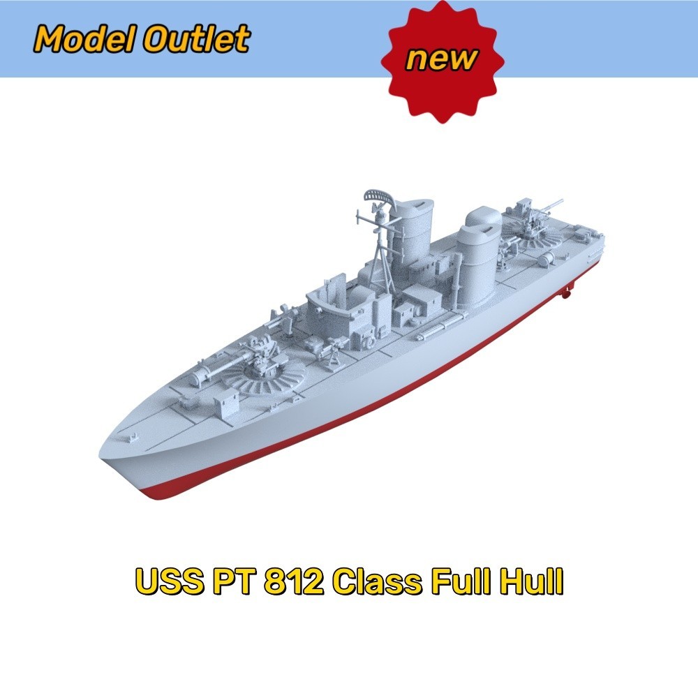 Pre-Sale 1/350  Model Kit USS PT 812 Class Full Hull