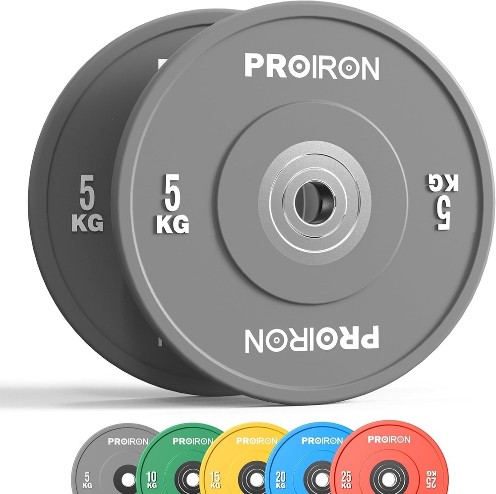 Olympic Rubber Bumper Plates,Floor Protective Weight Plates,2" Solid Weight P...