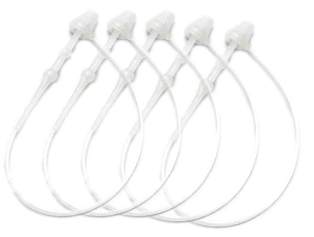 1000 Pcs 3 Inch Snap Lock Pin Security Loop Plastic Tag Fastener Ties