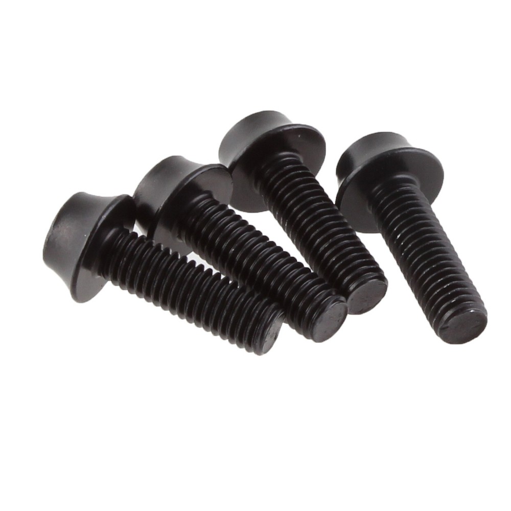 Wolf Tooth Components Aluminum Bottle Cage Bolt, 4 pcs - Black