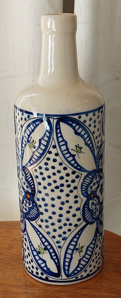 Glazed Flowered Botle
