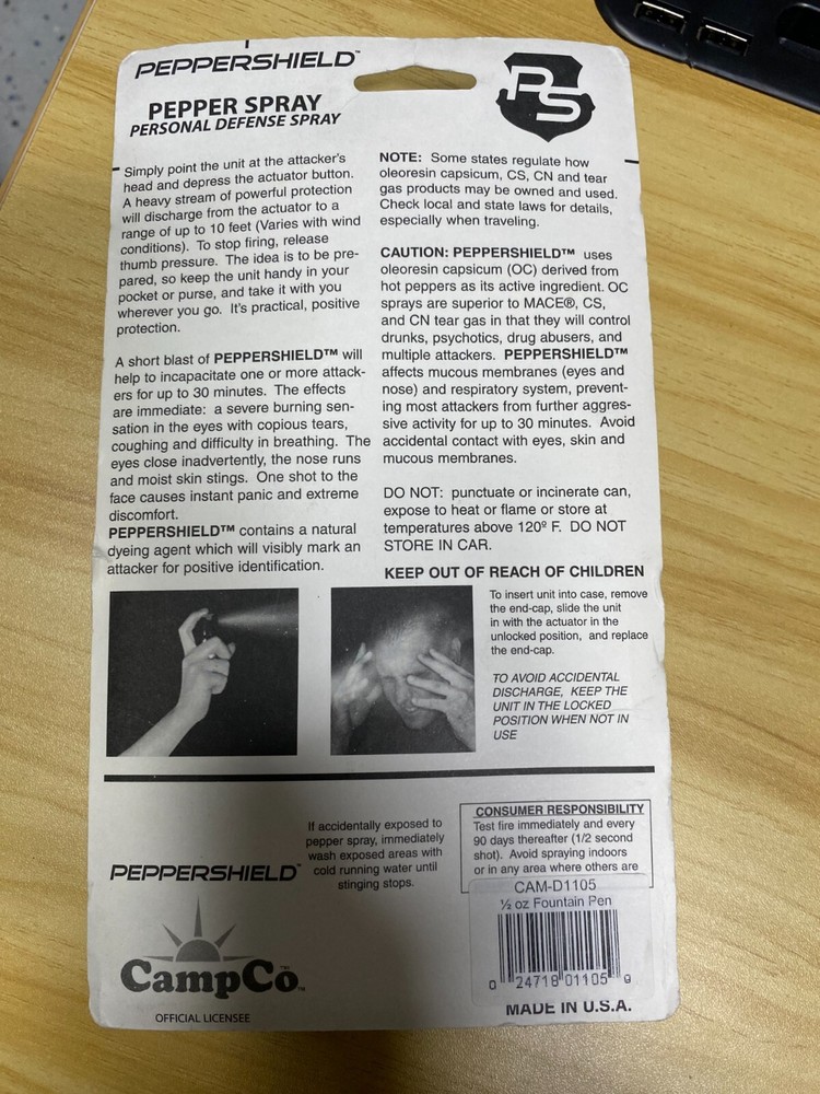 PS Peppershield Pepper Spray