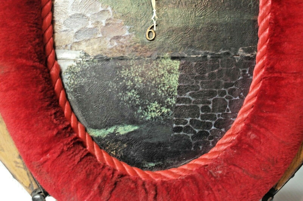 Horse Collar Clock with Picture