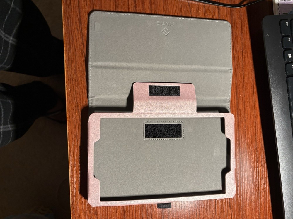 Bundle: Samsung Tablet White Unlocked with Pink Protective Case Sleek Design