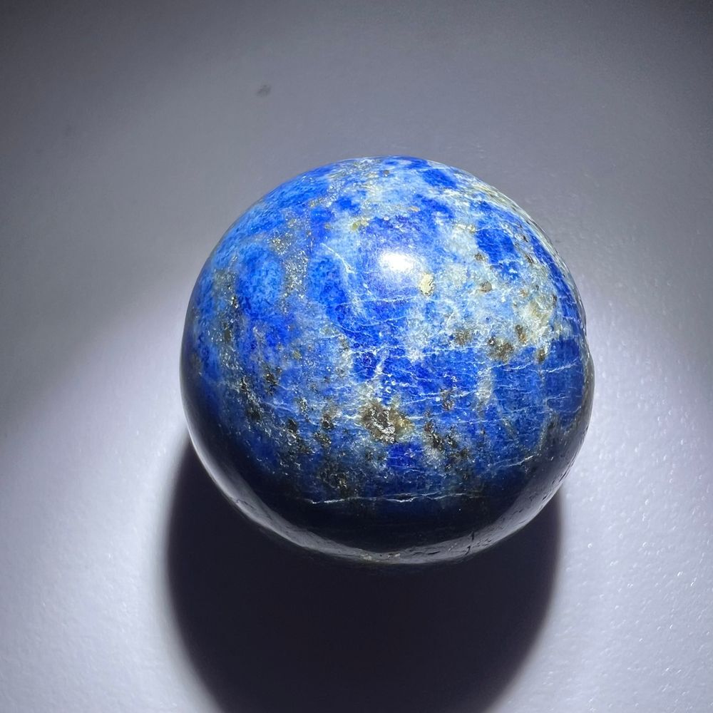 Lapis Lazuli Meditation Sphere UV Reactive