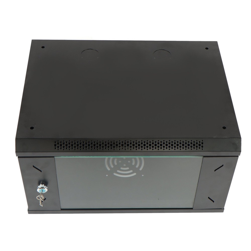6U 15.5" Deep Server Rack Cabinet Wall Mount w/Door Lock for Secure Networking
